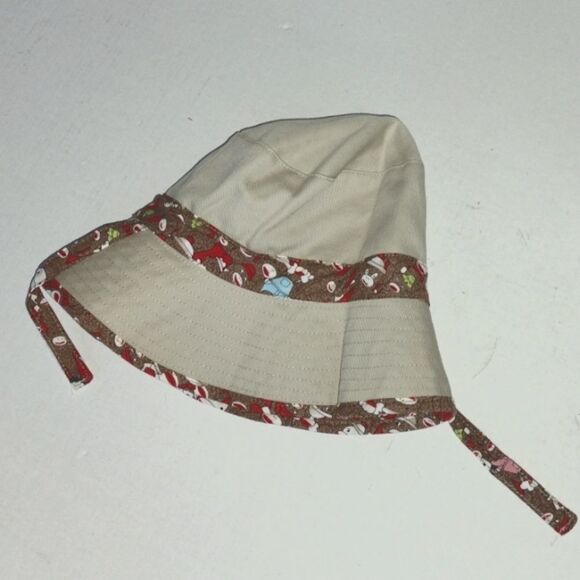 NWOT Kids Toppers by Tilley Endurable Reversible Bucket Hat 0 - 6 months 0311 - Picture 7 of 9